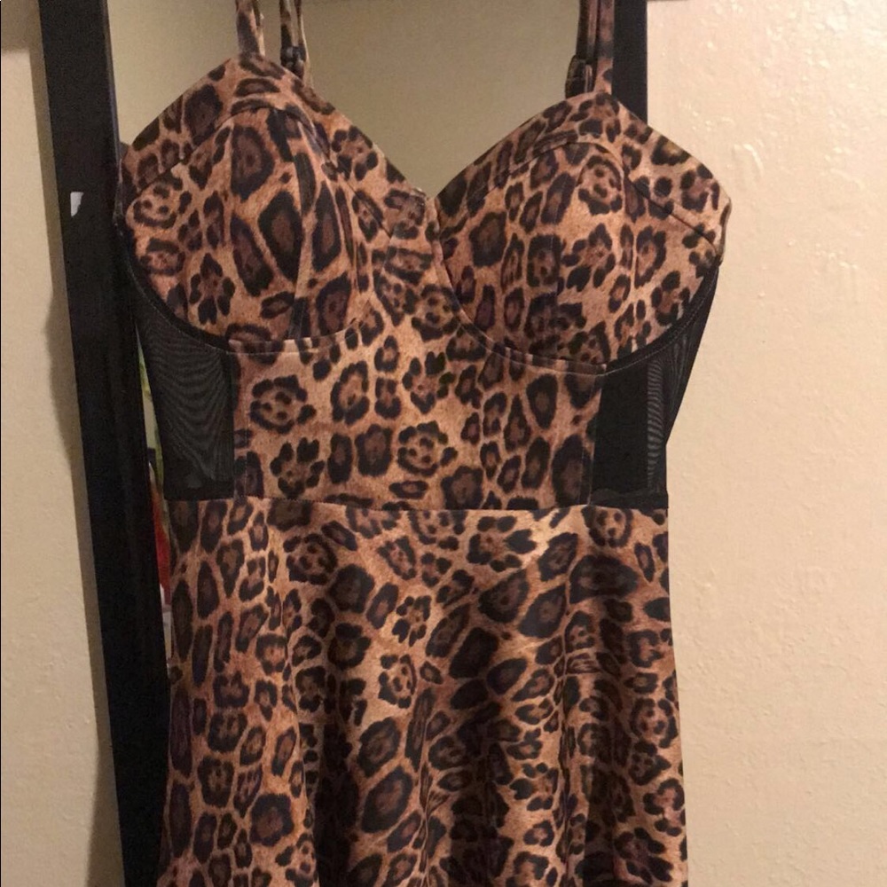 Leopard print dress